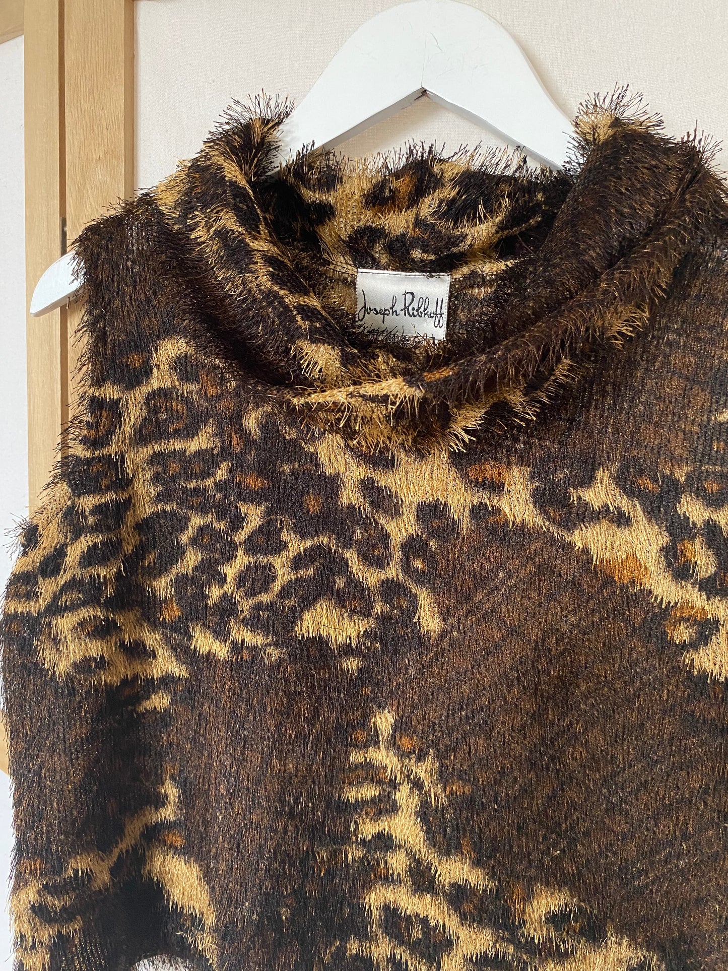 Joseph Ribkoff fluffy 2 piece top & cardigan set uk 12