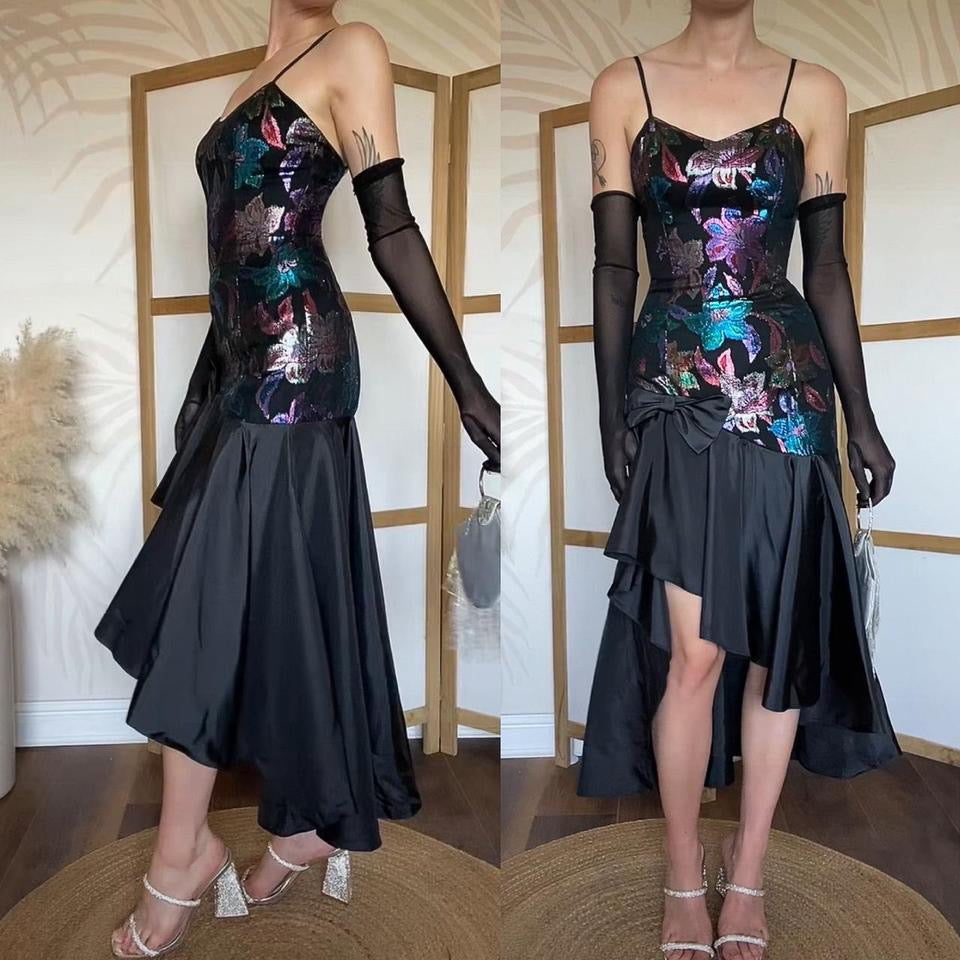 Vintage 80s Mariam Ross party dress uk 8