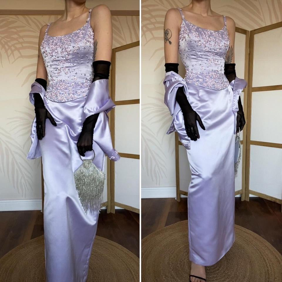 Yve London lilac 3 piece prom set UK 12