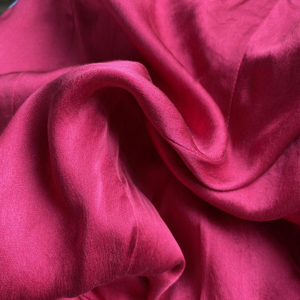 Pink 100% silk blouse UK 12/M