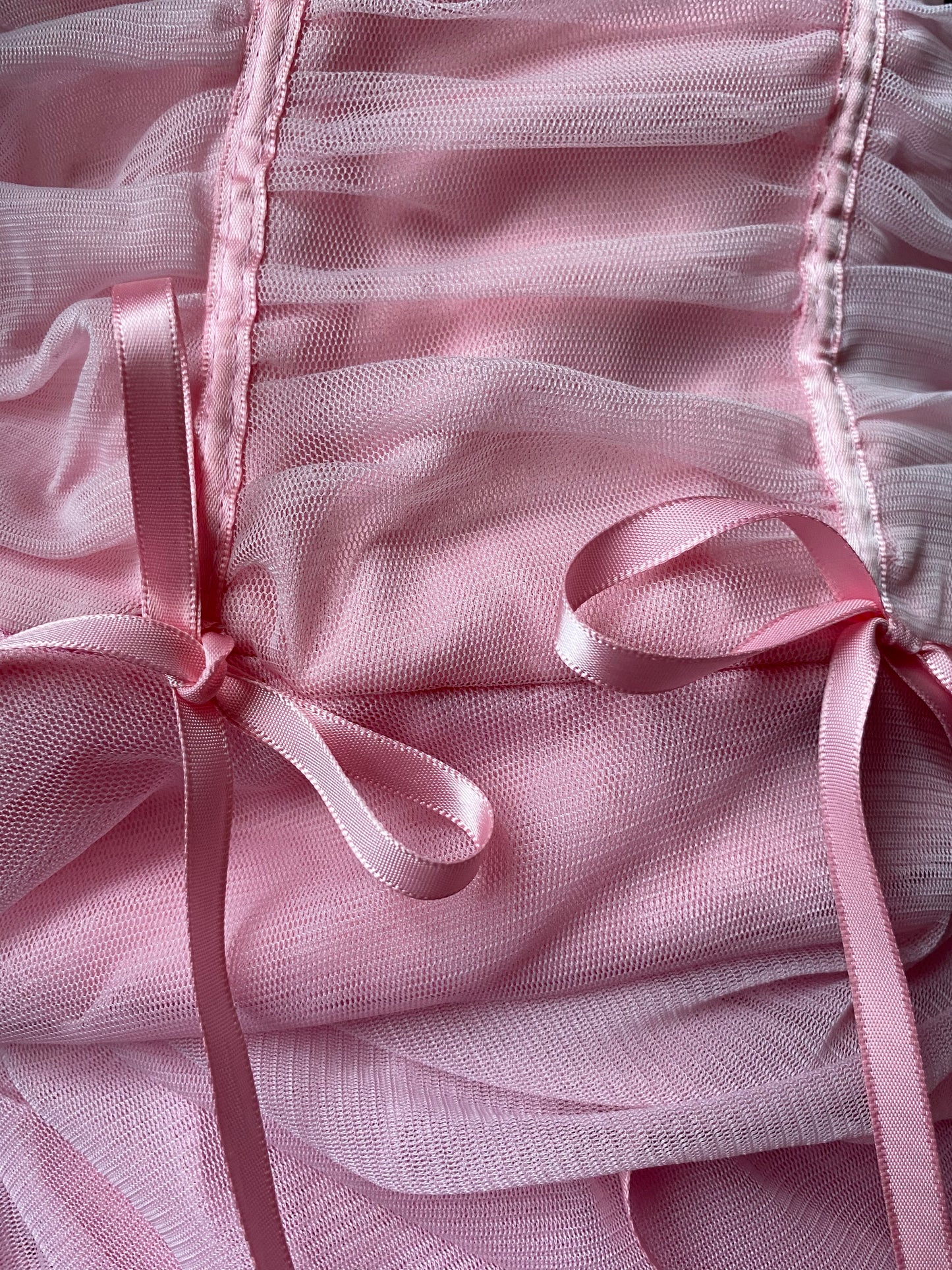 Baby pink YVE stretch evening dress UK S