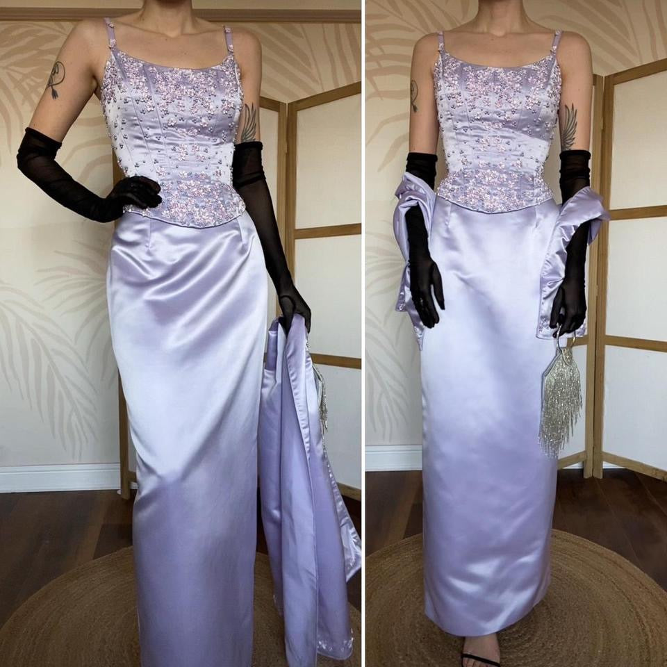 Yve London lilac 3 piece prom set UK 12