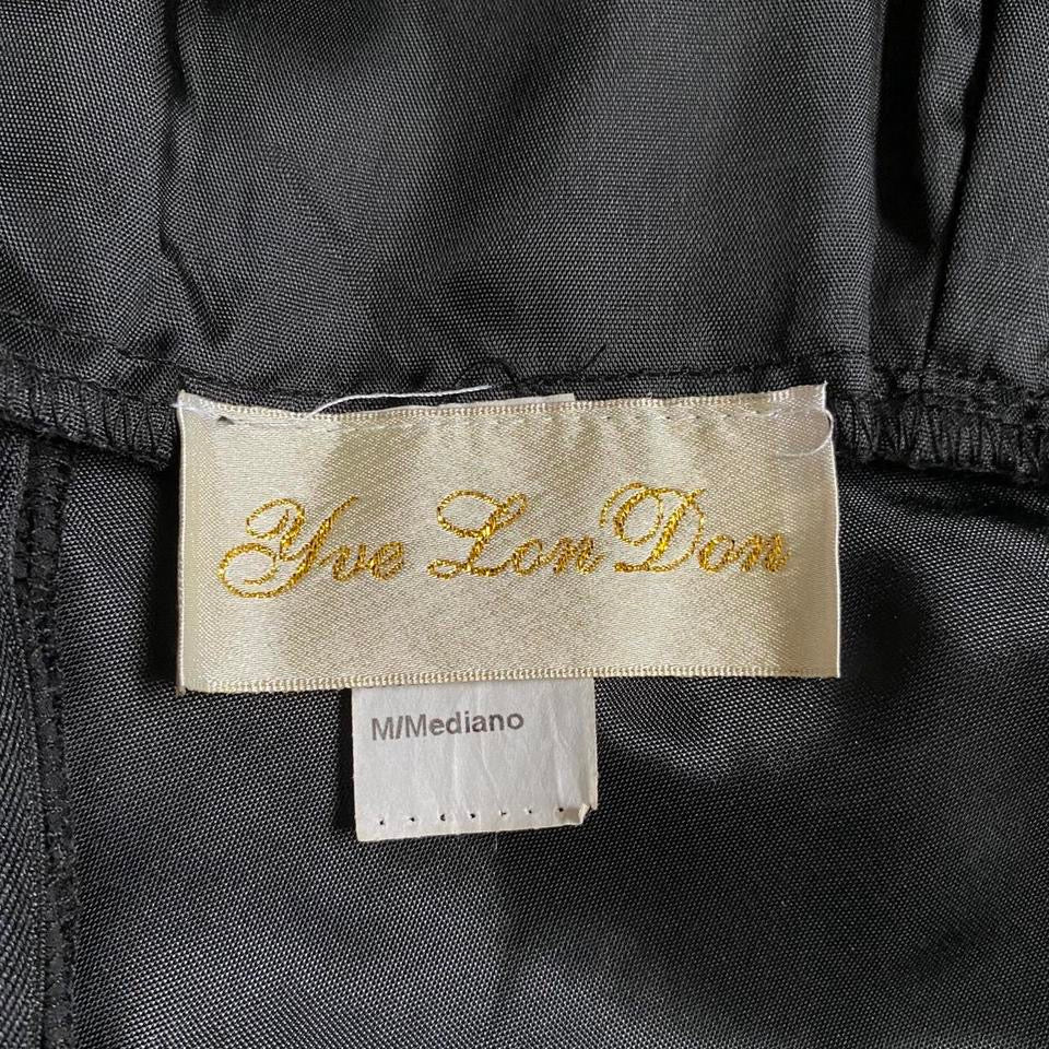 YVE London black evening dress UK 10-12