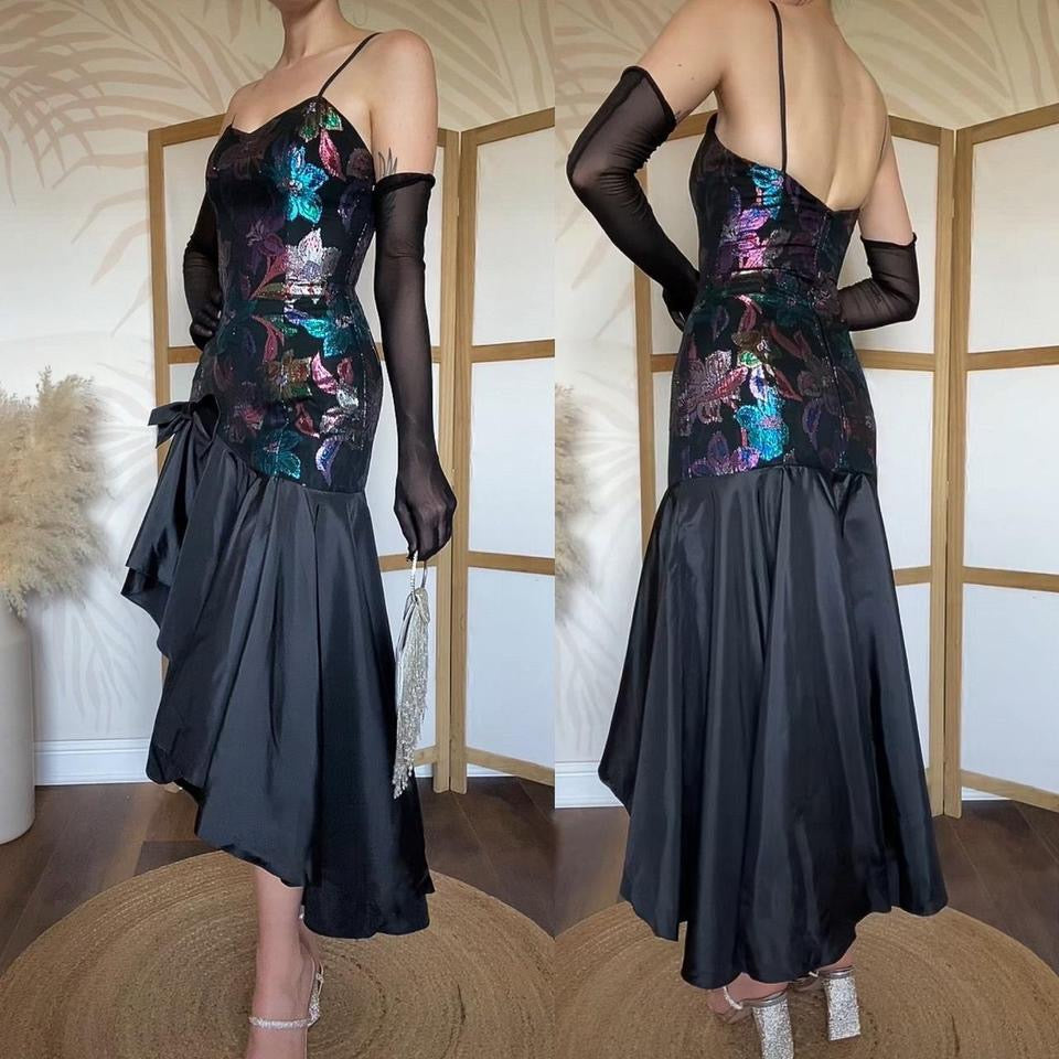 Vintage 80s Mariam Ross party dress uk 8