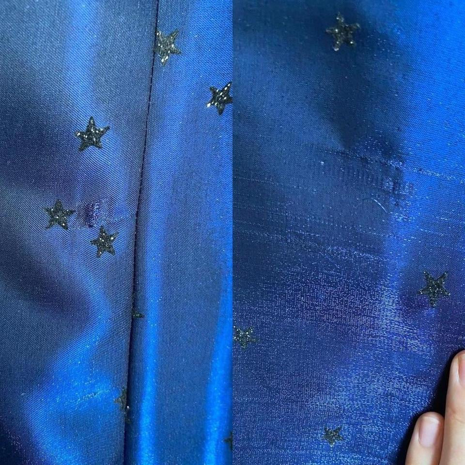 Blue Morgan & Co glittery star gown UK 10