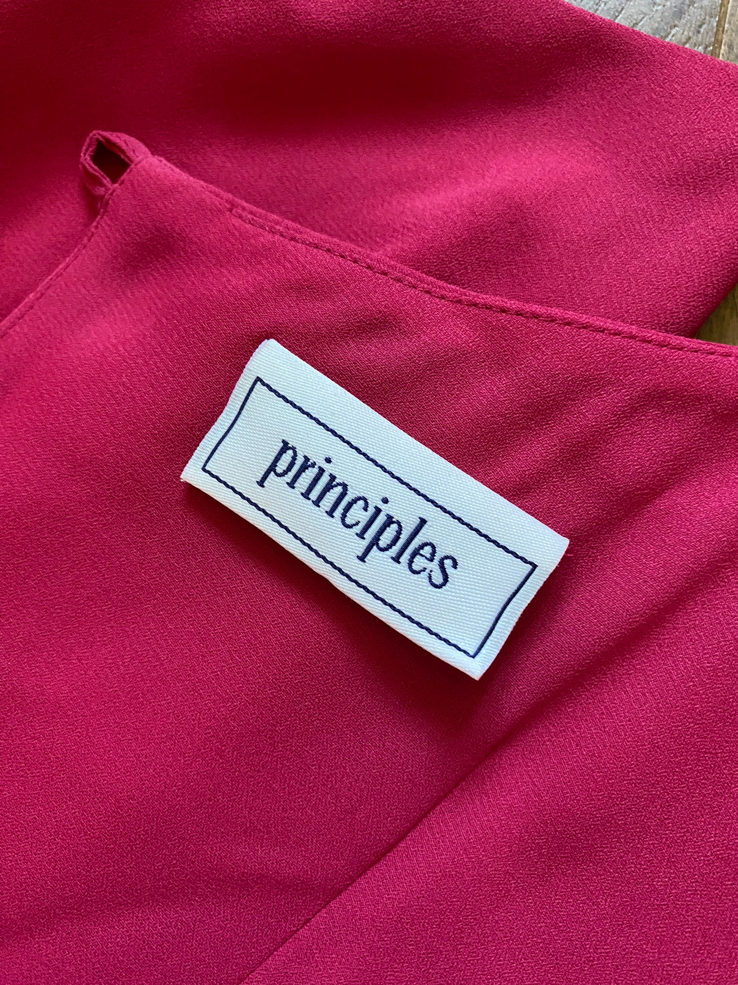 Pink Principles chiffon summer dress uk 12