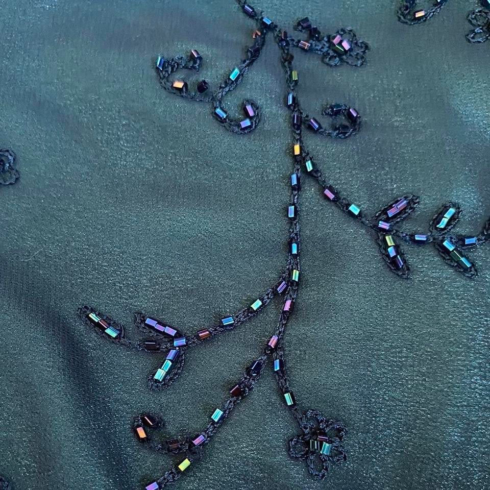 Beaded sapphire evening dress UK 12 & UK 14 available