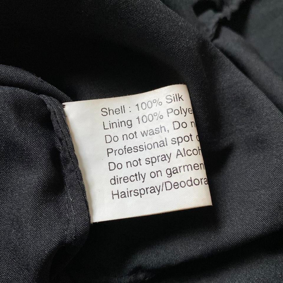 100% silk beaded evening dress UK 10