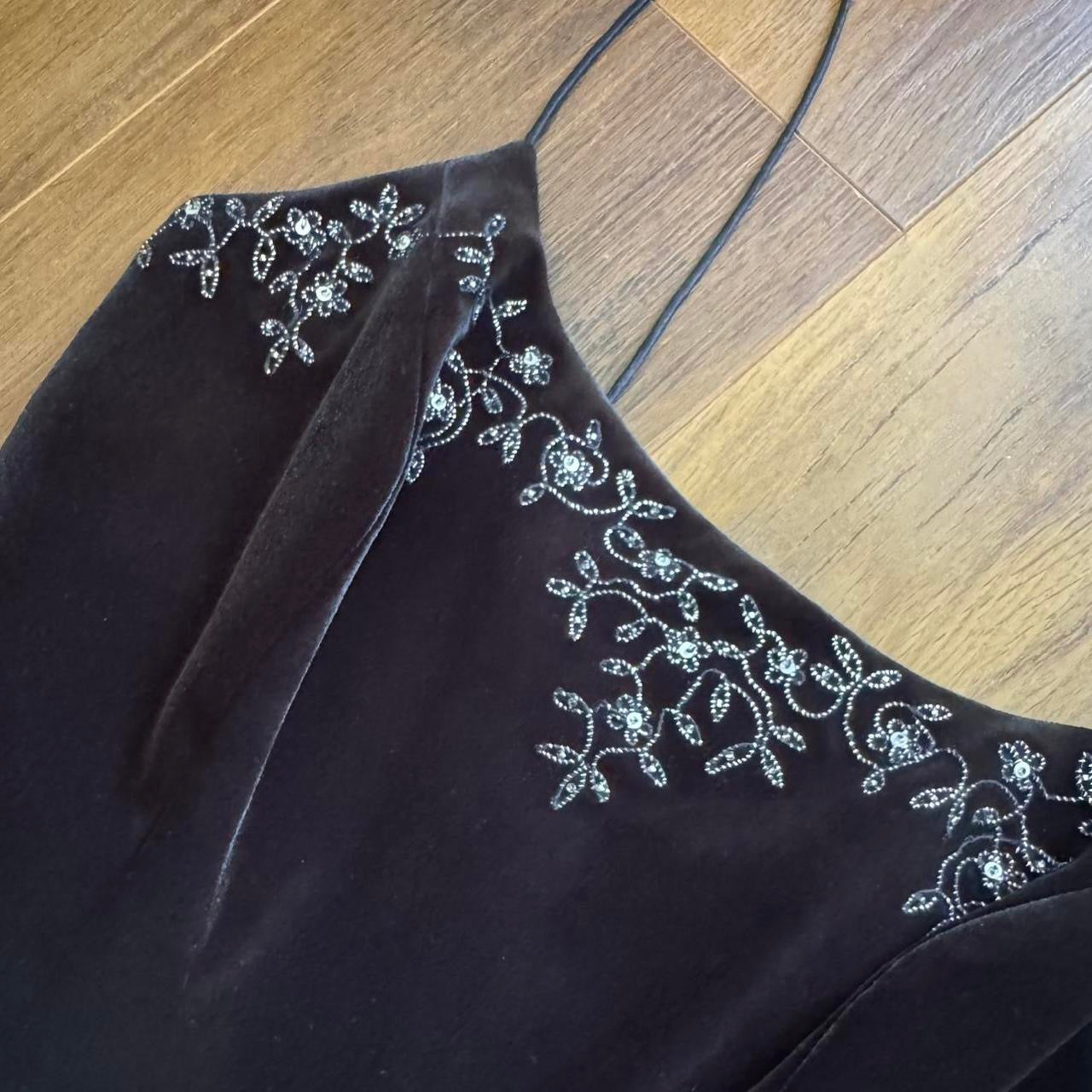 Dave & Johnny black prom dress & shawl uk 12