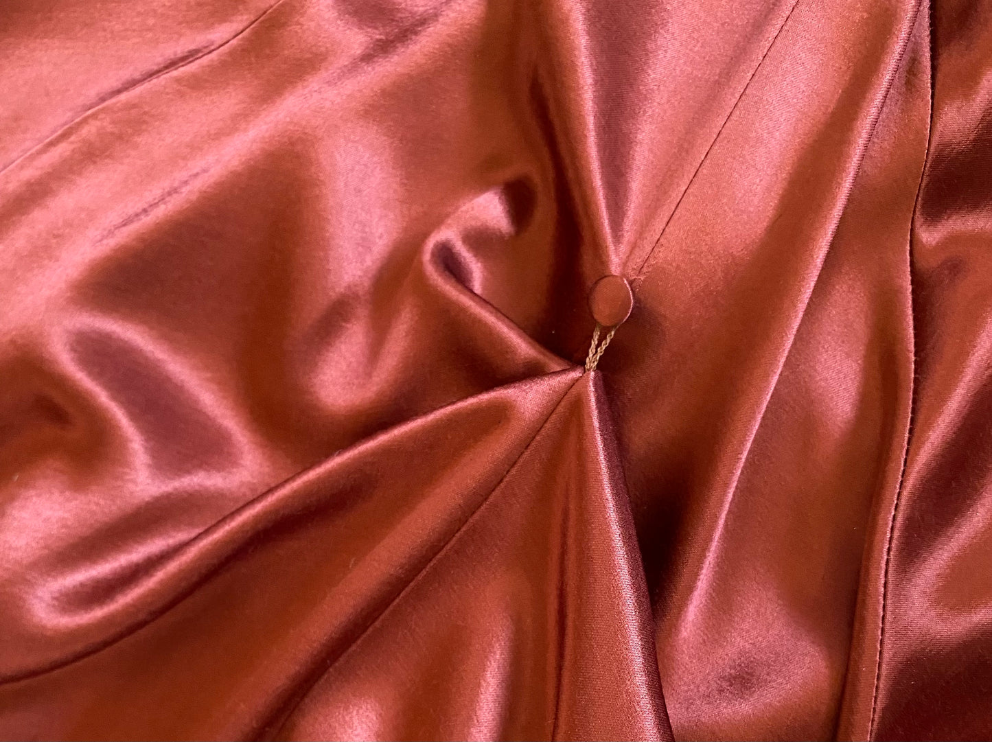 Morgan & Co red satin evening dress uk 10