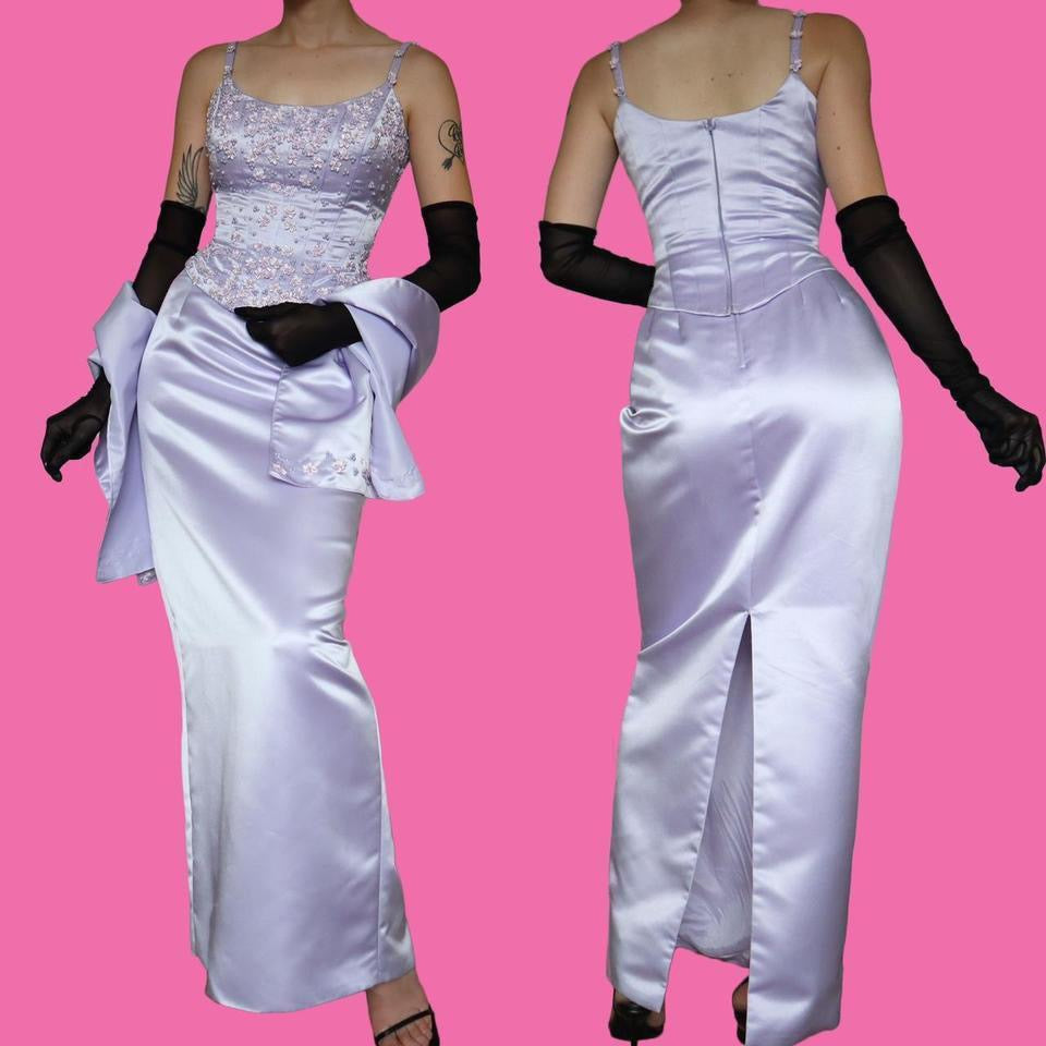 Yve London lilac 3 piece prom set UK 12