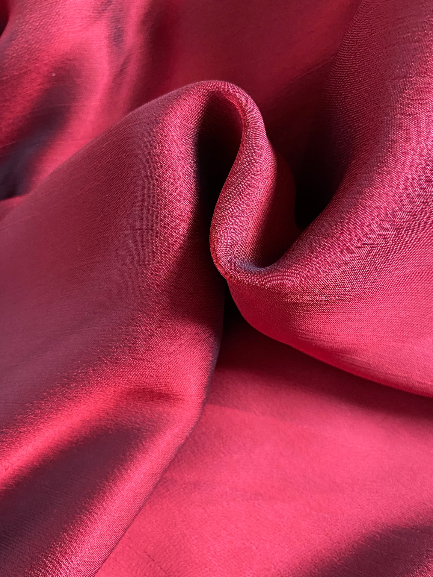 Red chiffon evening dress & shawl UK 12