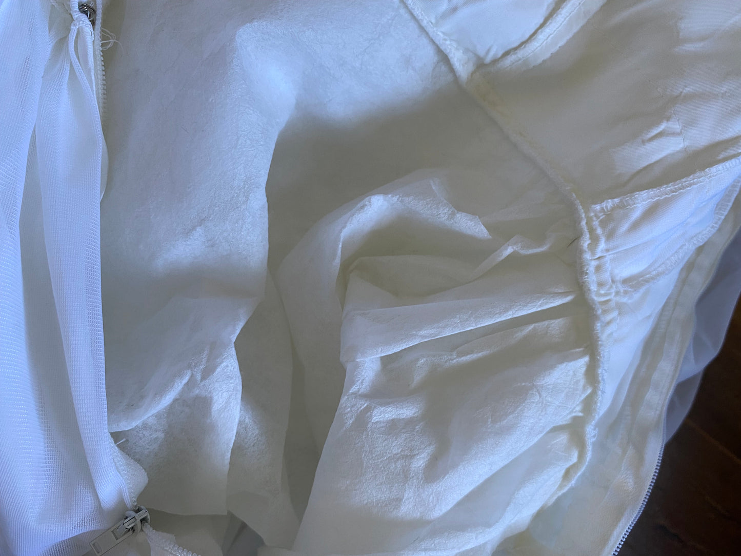 Berkertex white 60s flared sleeve lace wedding dress uk 6/8
