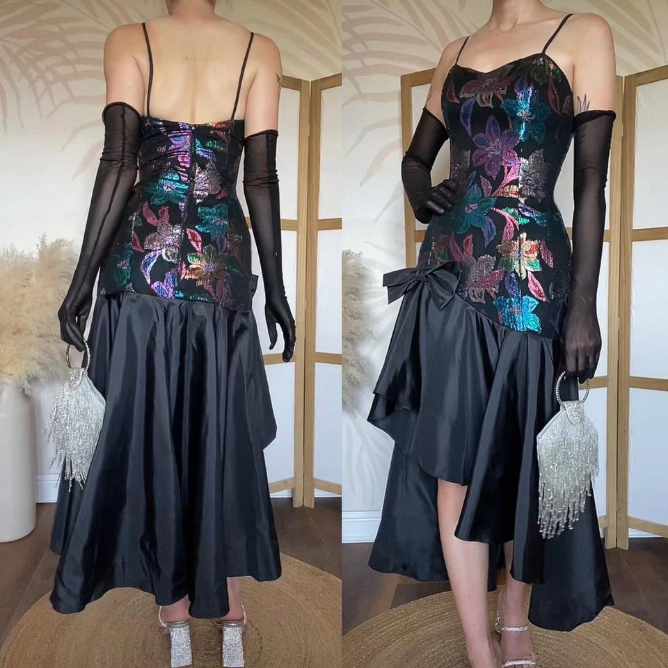 Vintage 80s Mariam Ross party dress uk 8