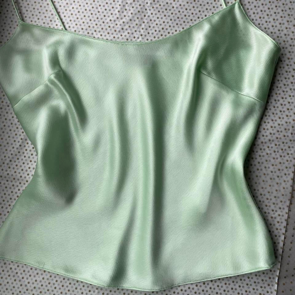 Pale green Dusk 3-piece skirt suit UK 8