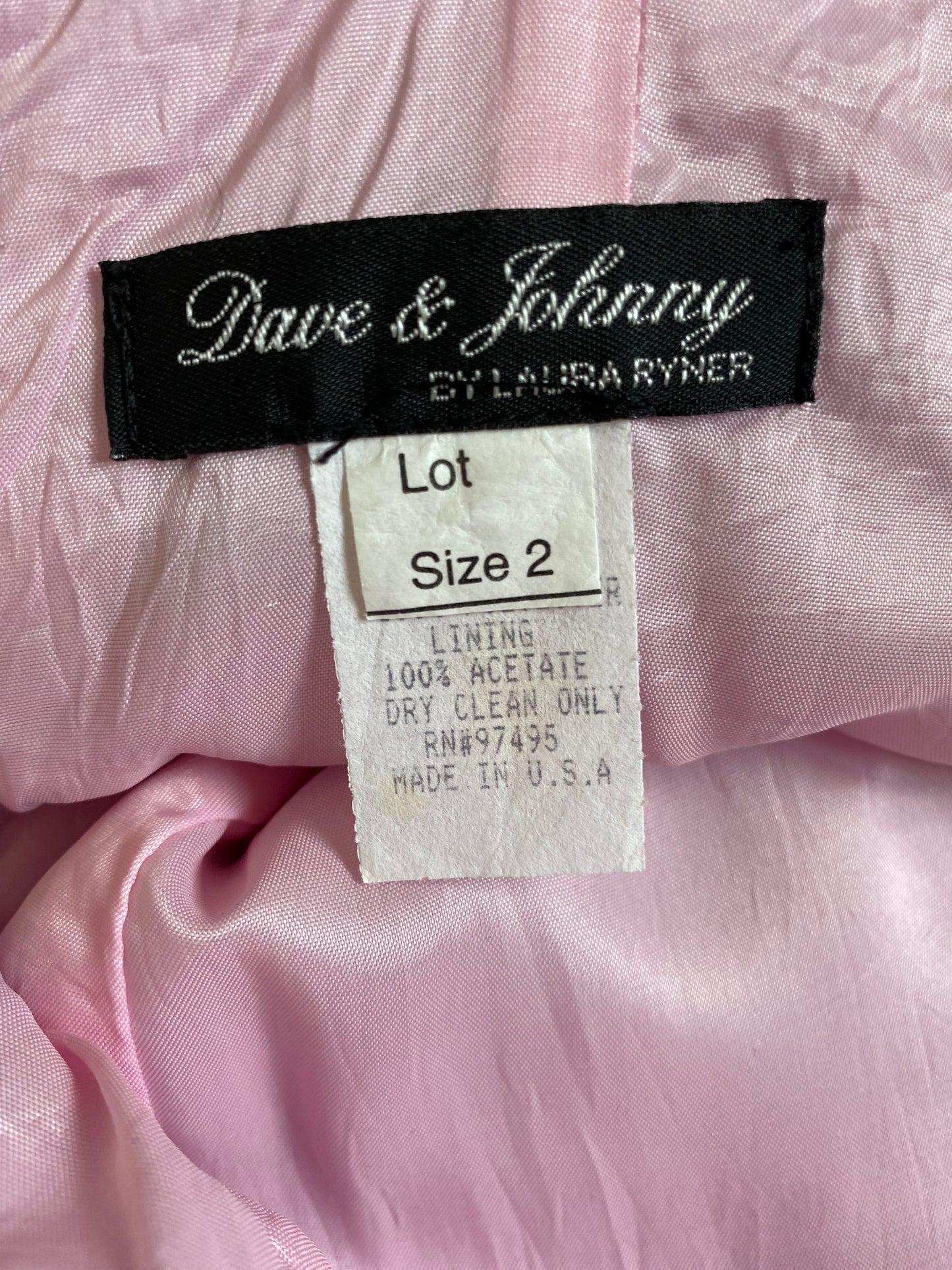 Dave & Johnny black & pink evening dress & shawl UK 10