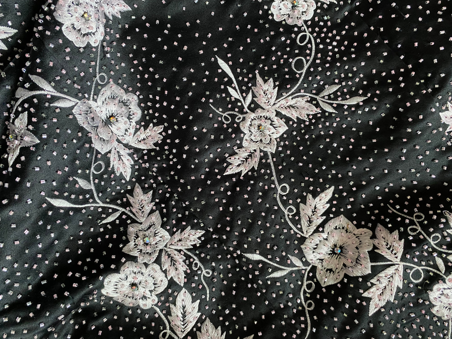 YVE London strapless beaded fishtail dress UK 12