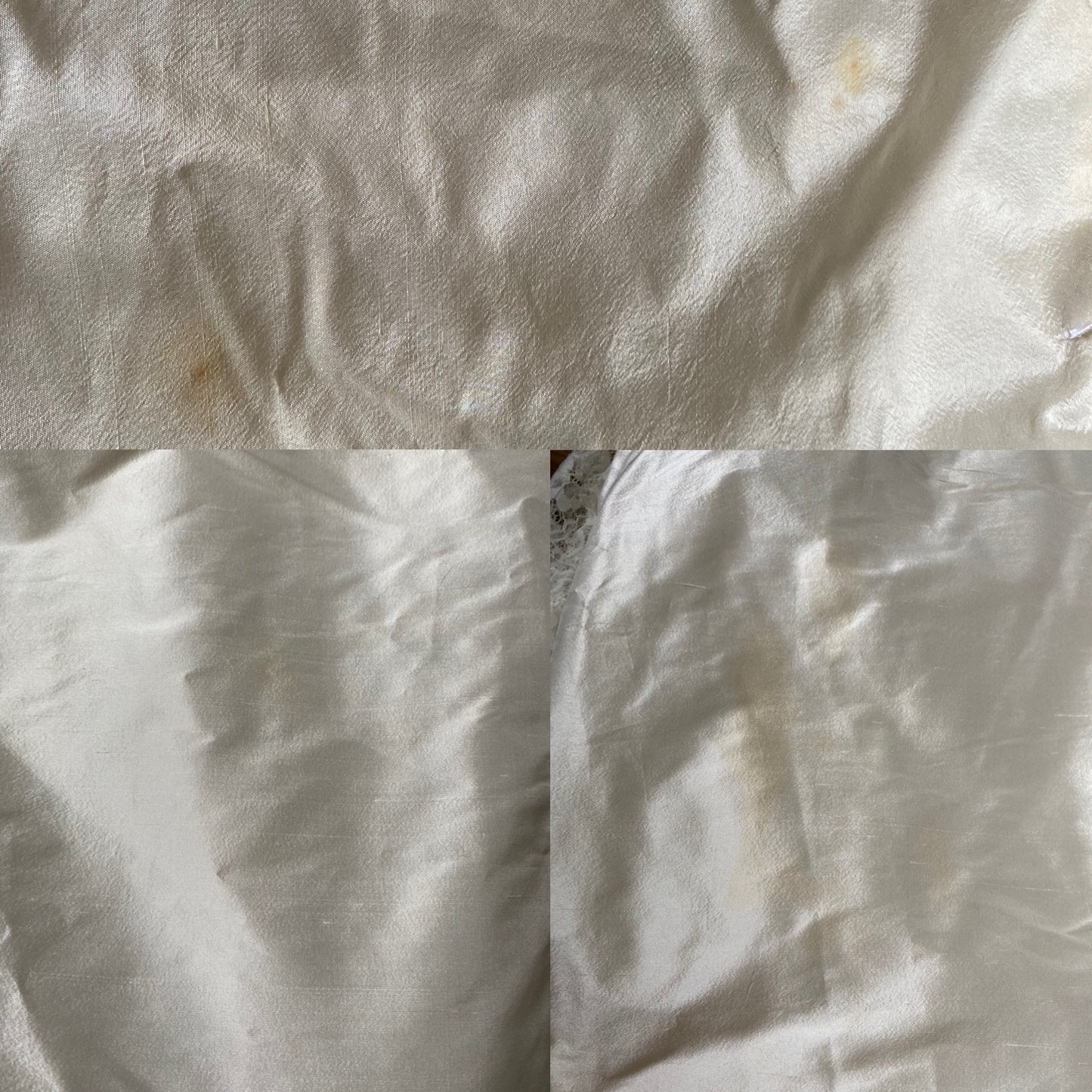 Ian Stuart ivory lace long sleeve wedding dress UK 10