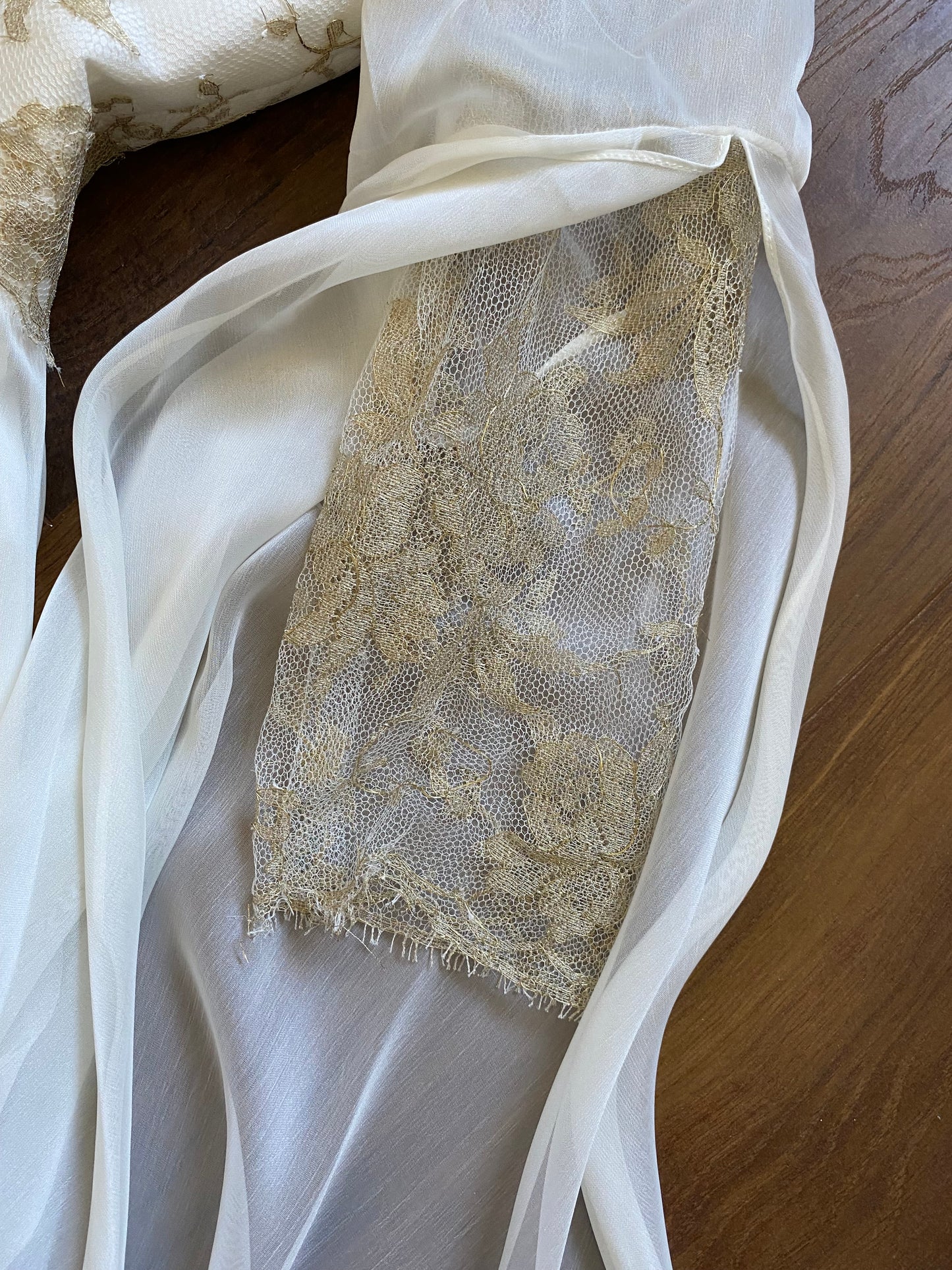 Ethereal Pronuptia long sleeve wedding dress UK 12