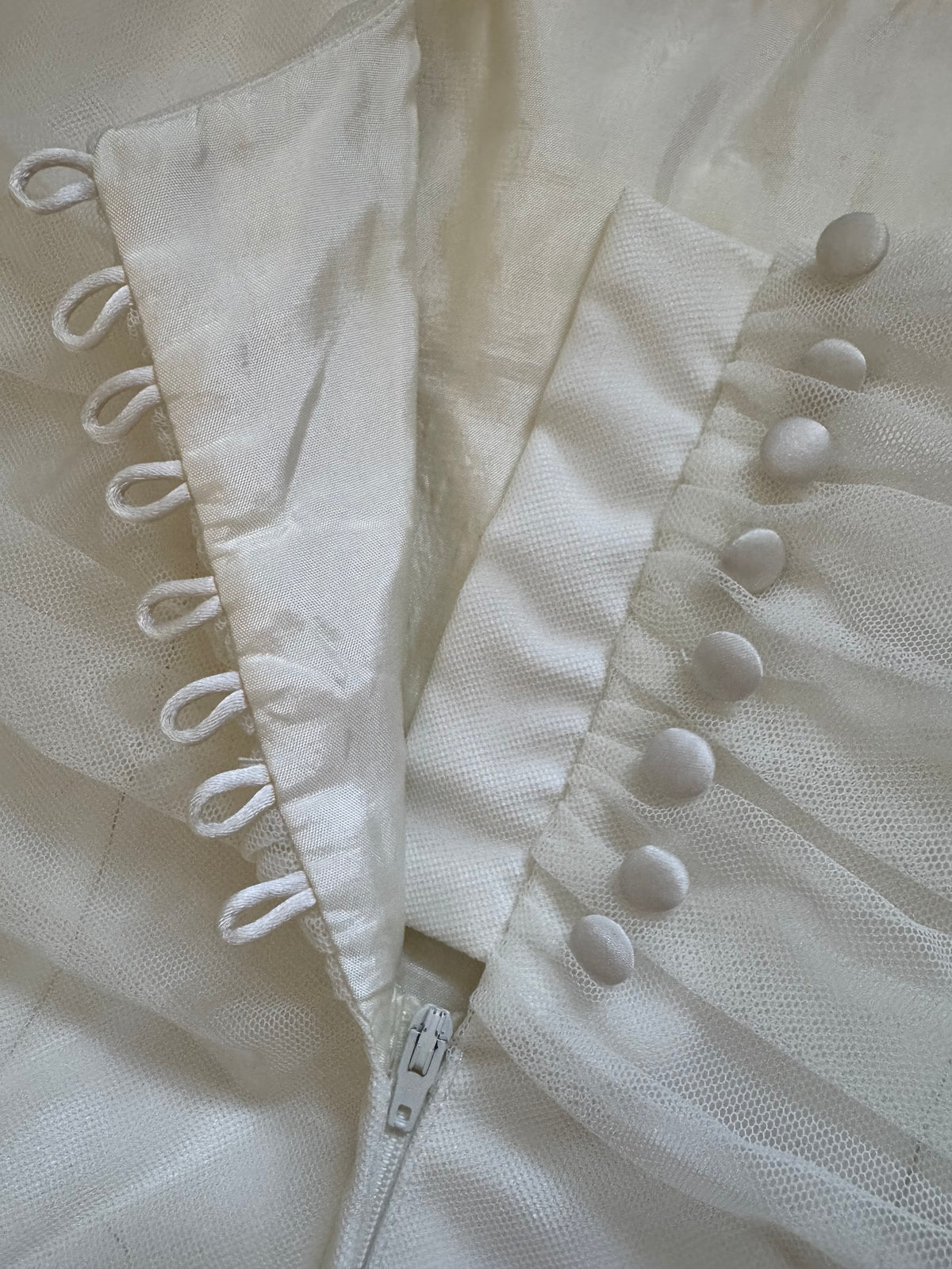 Petite ivory dreamy wedding or evening dress uk 10-12