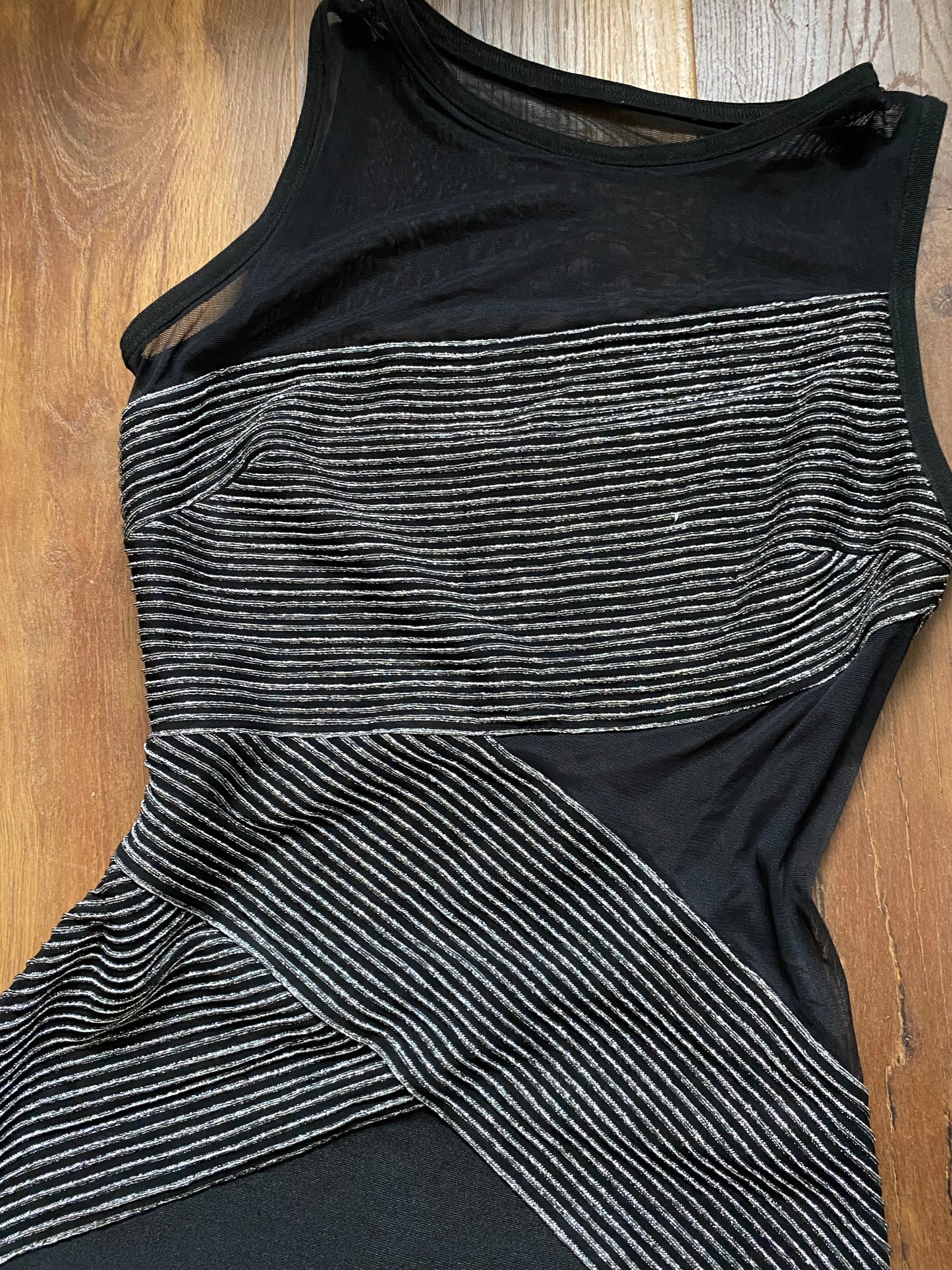 Bernshaw stretch sheer panel dress UK 12