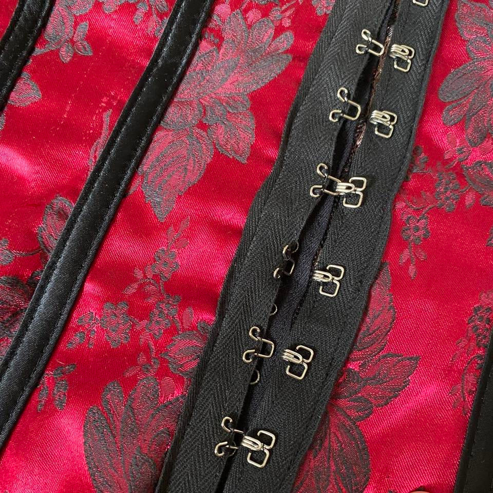 Dark Pink Shirley of Hollywood Corset UK L/14