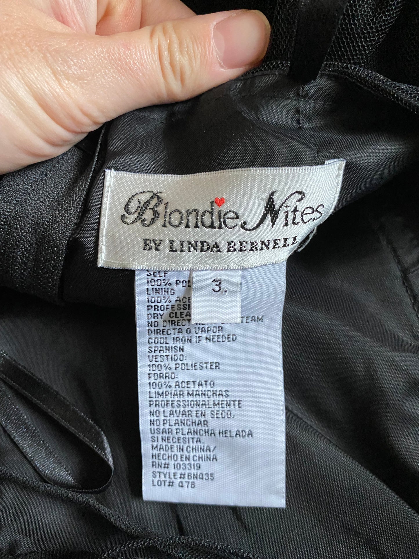 Black Blondie Nites gothic layered prom dress UK 6-8