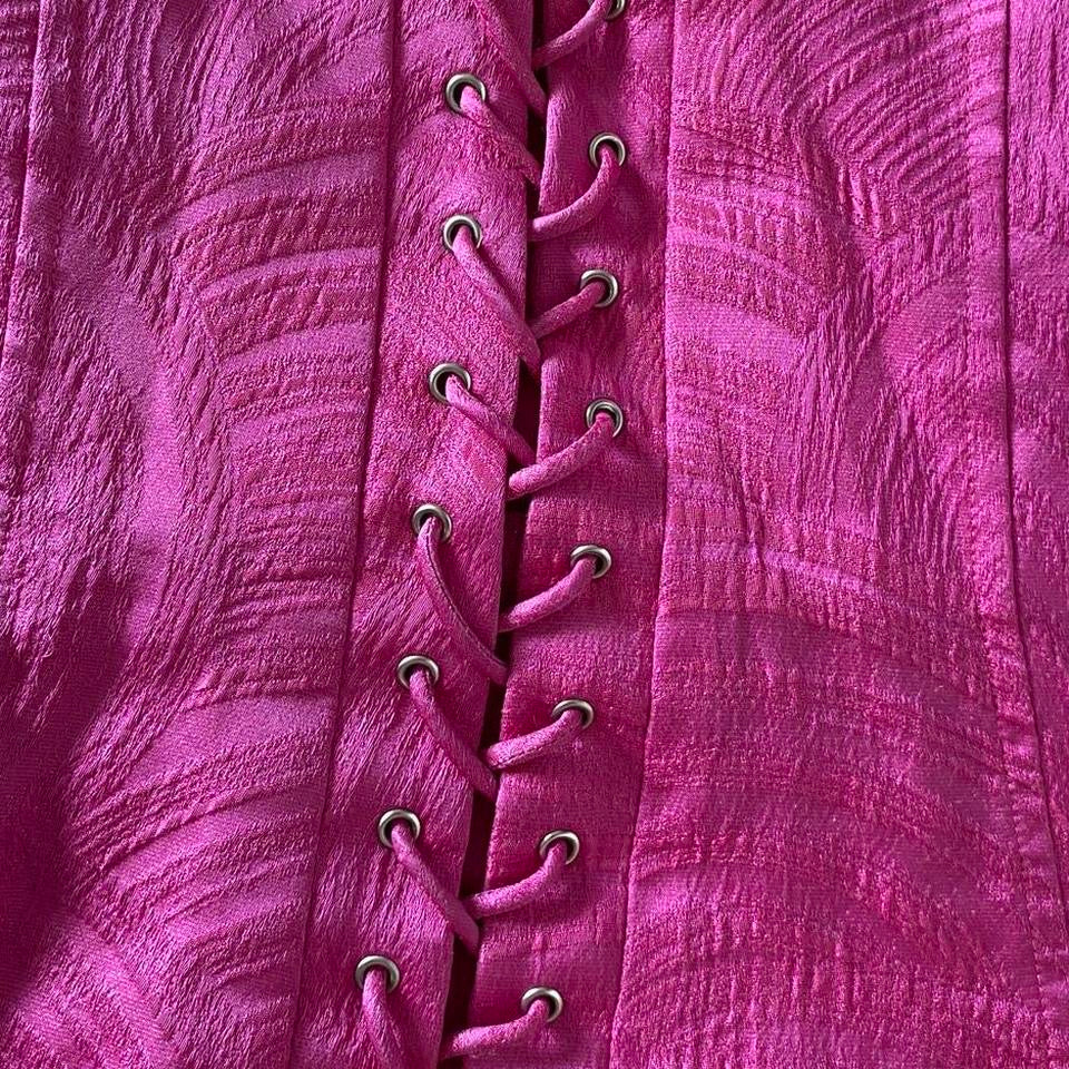 John Charles lace up back mini dress UK 10