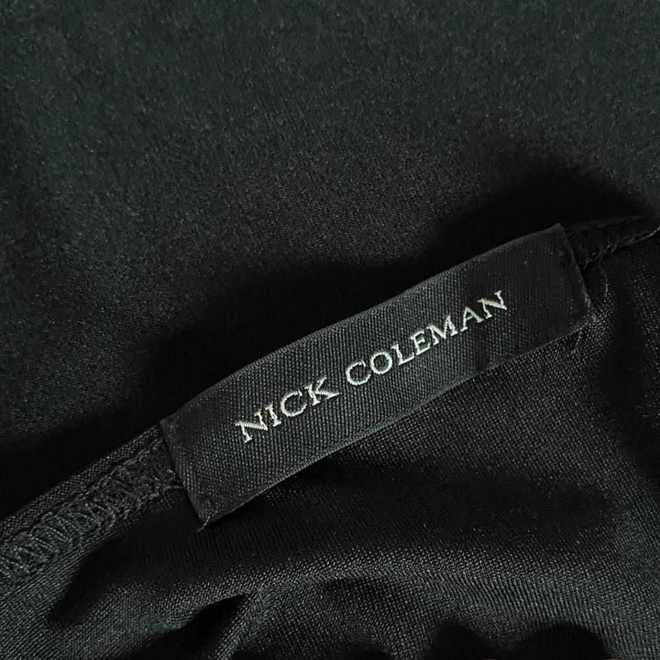 Nick Coleman black lace stretch dress UK 10