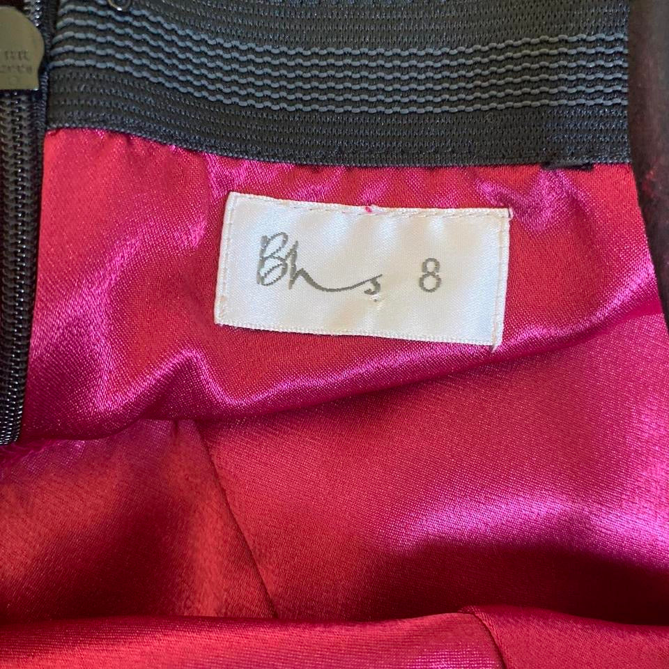 Bhs Pink Halterneck Evening Dress UK 8