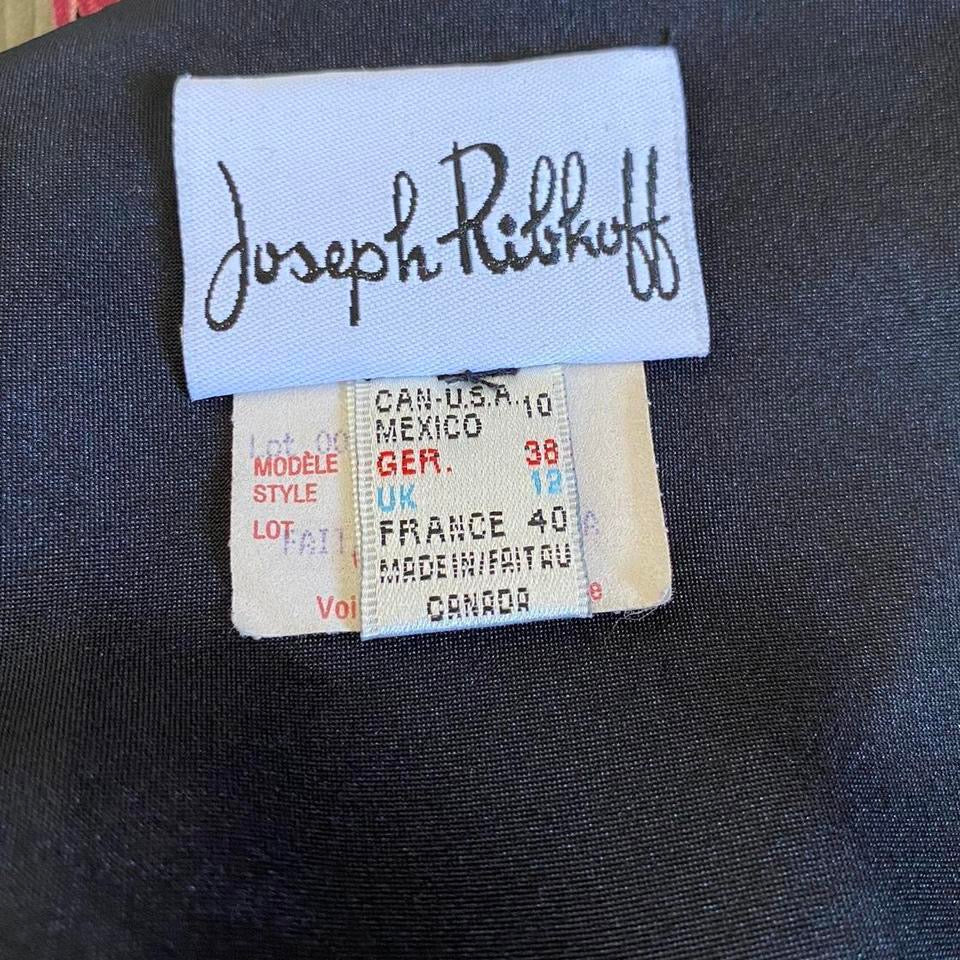 Joseph Ribkoff black & pink slip dress uk 12