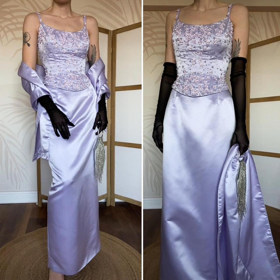Yve London lilac 3 piece prom set UK 12