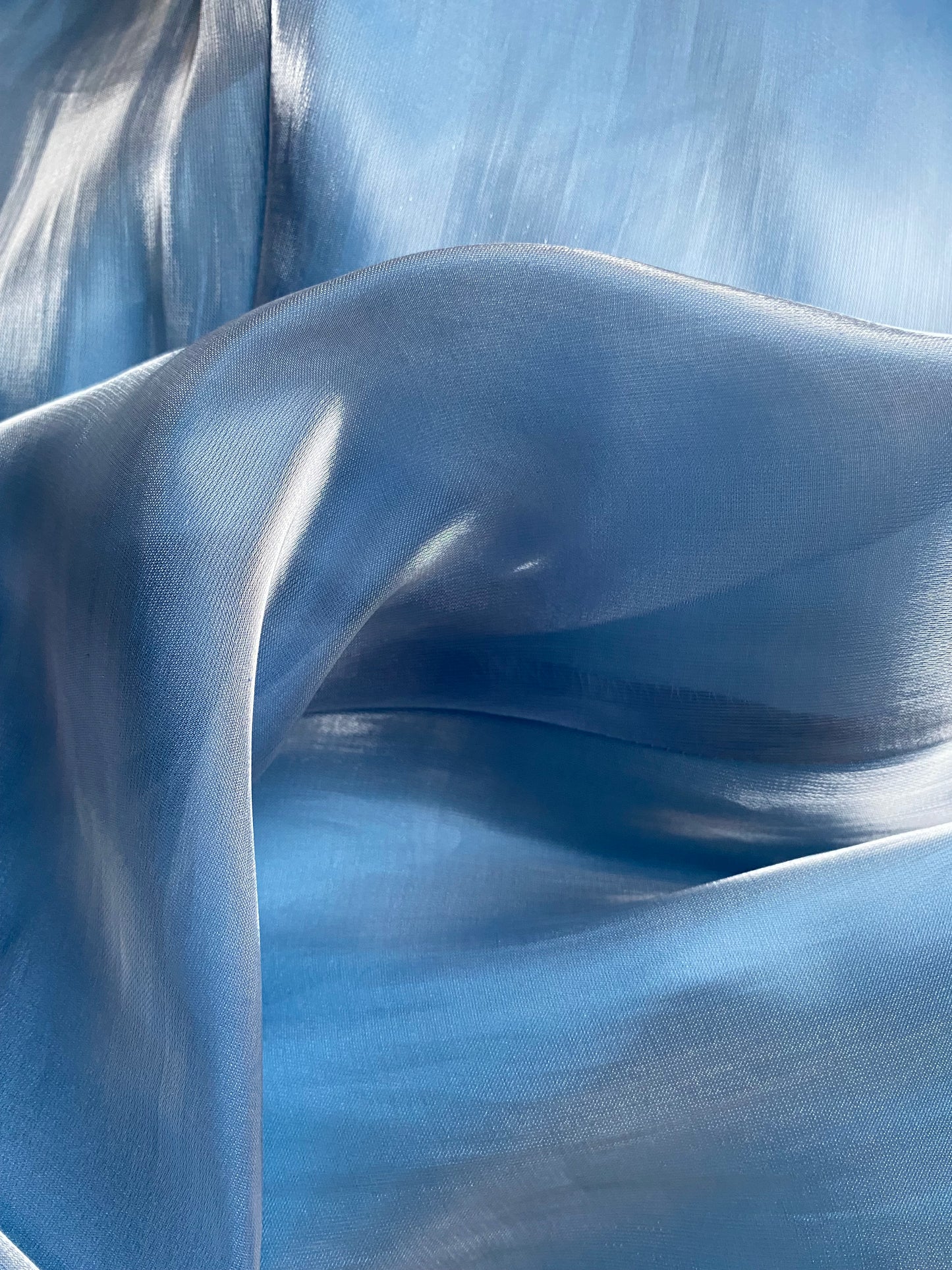 Ice blue a-line shimmery gown UK 8 & UK 12