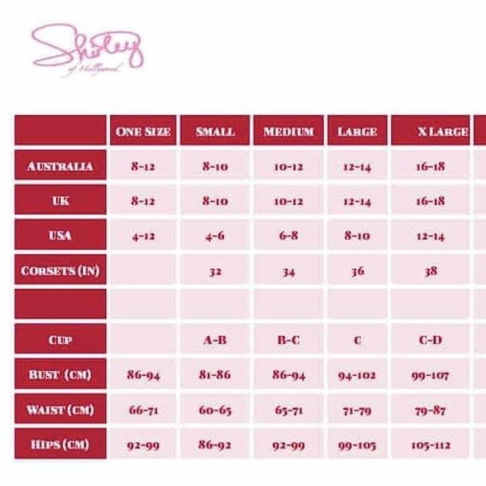 Black lace Shirley of Hollywood corset UK S-M