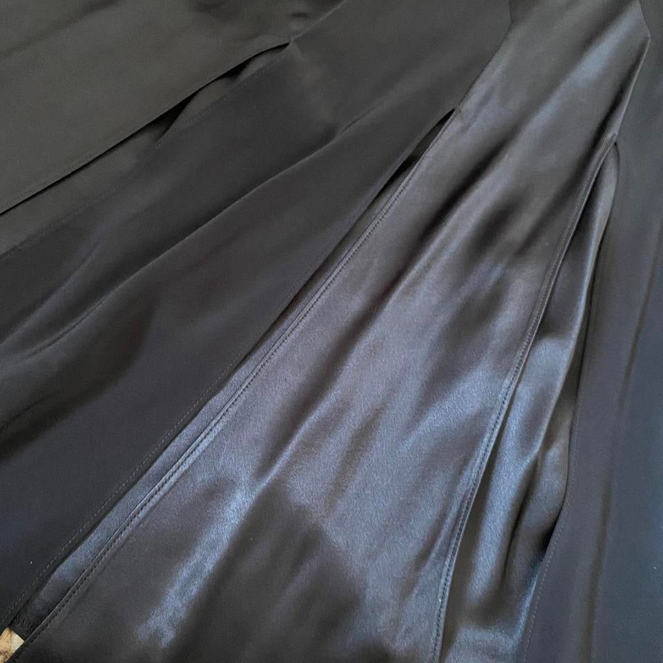 Black slip evening dress UK 12