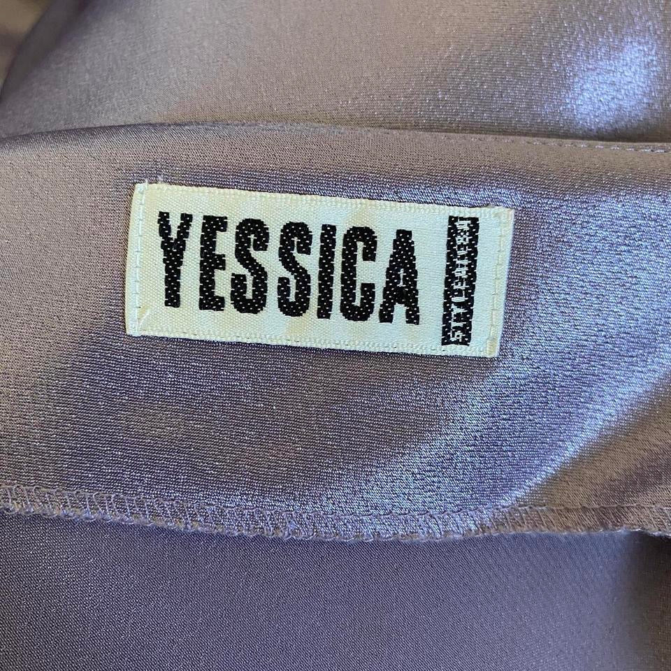 Lilac silky satin slip dress UK 16