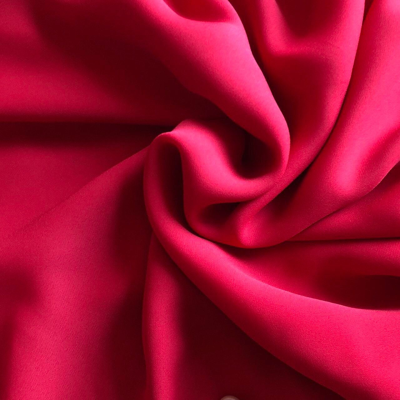 Beautiful bright red chiffon slip evening dress with shawl UK 14