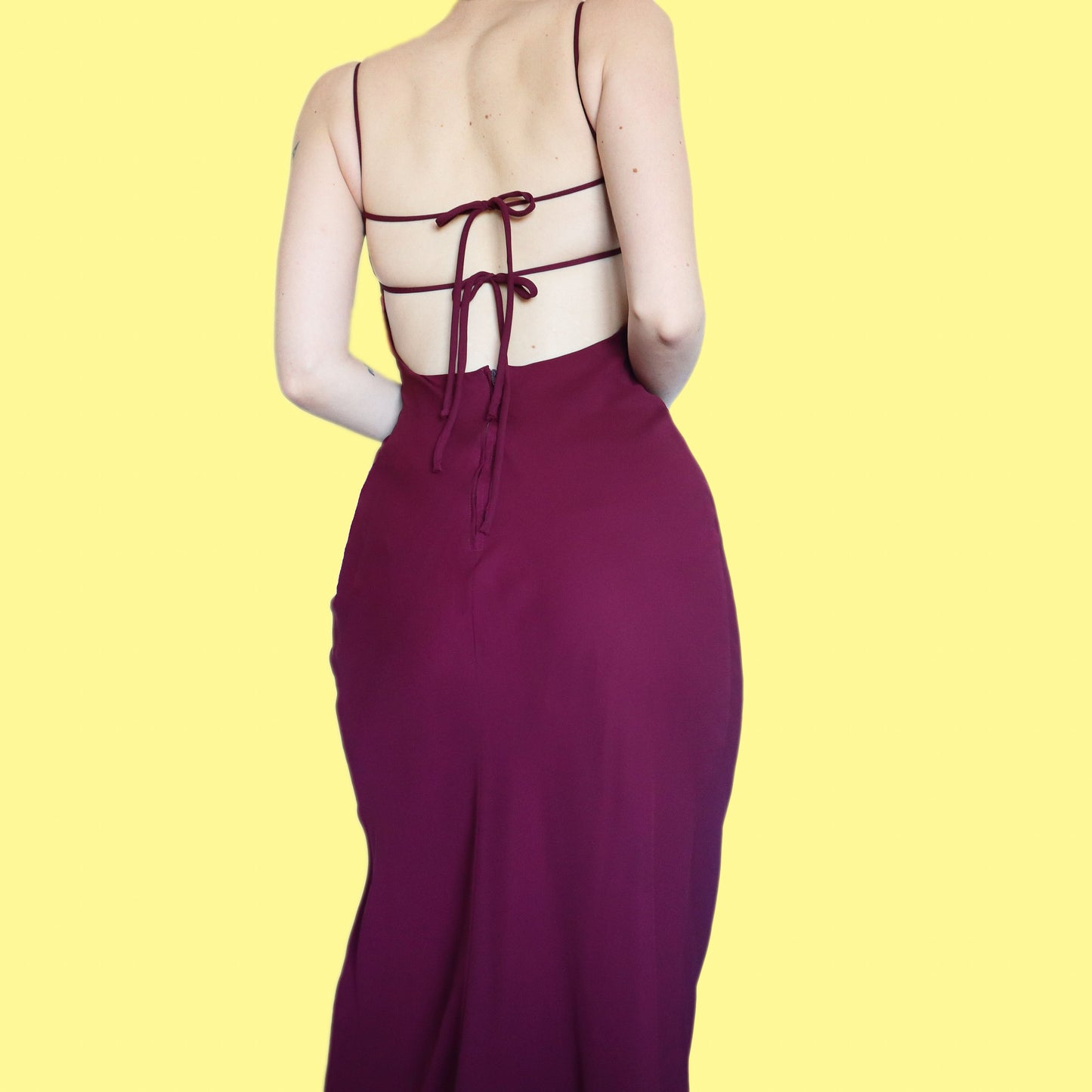 Stunning wine colour chiffon evening dress with shawl UK 10