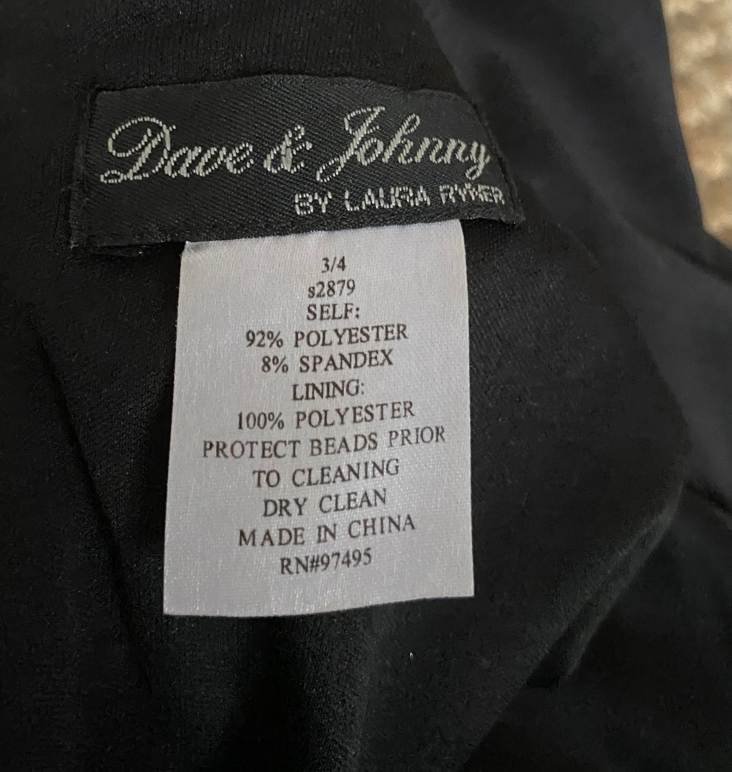 Black stretch halter neck evening dress UK 10