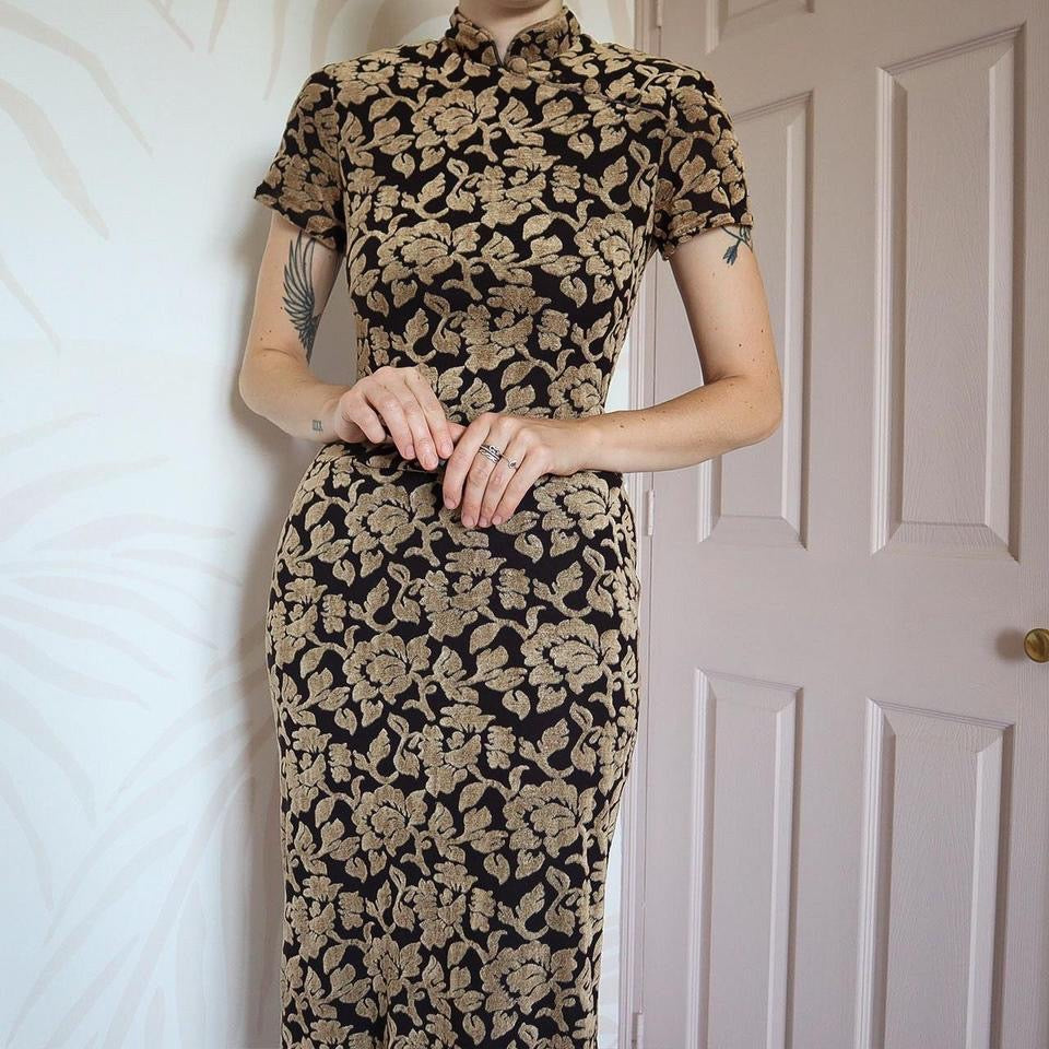 Designer Joseph Ribkoff high neck dress UK 10