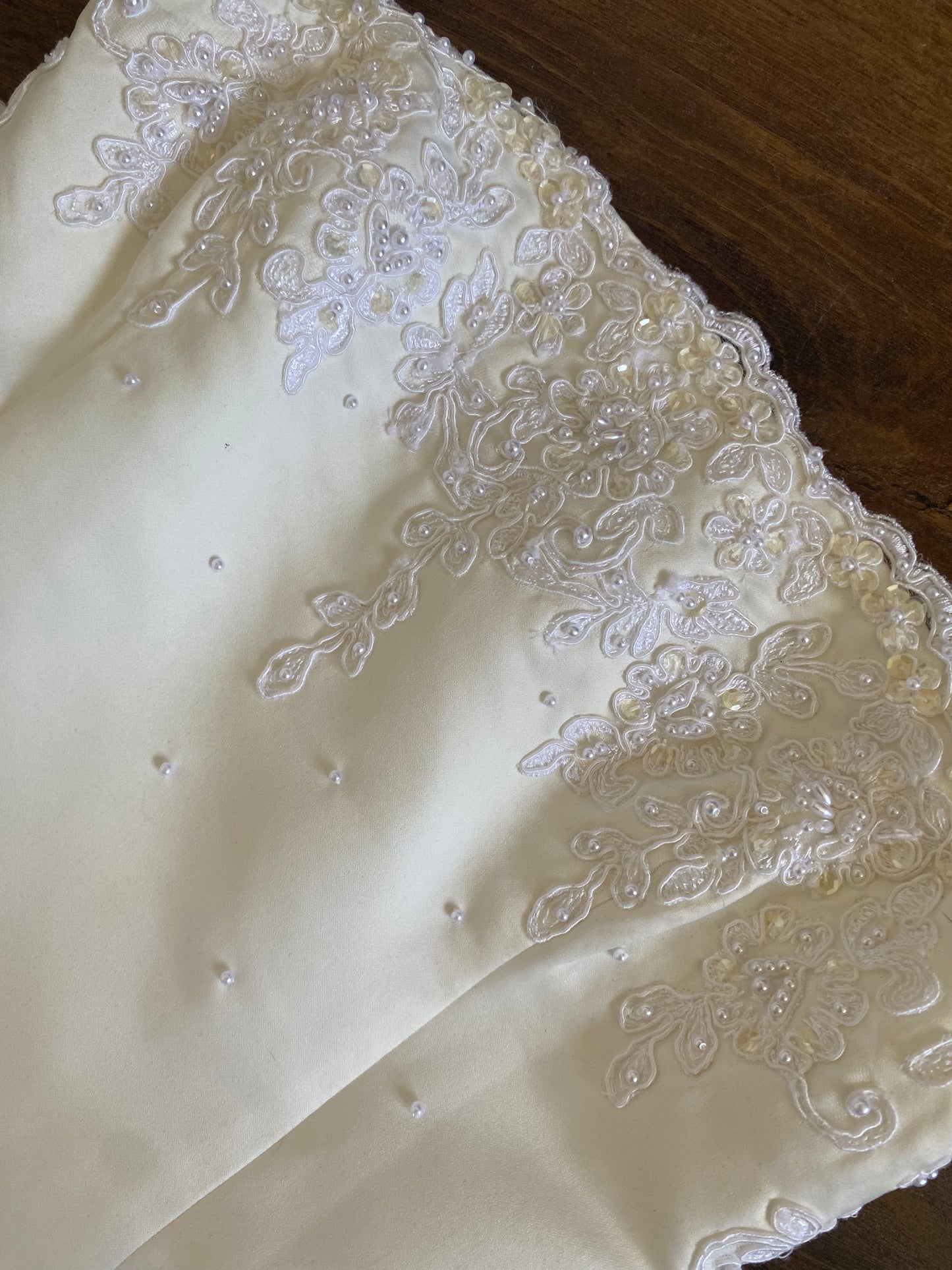 Sincerity Bridal ivory a-line wedding dress uk 6-8