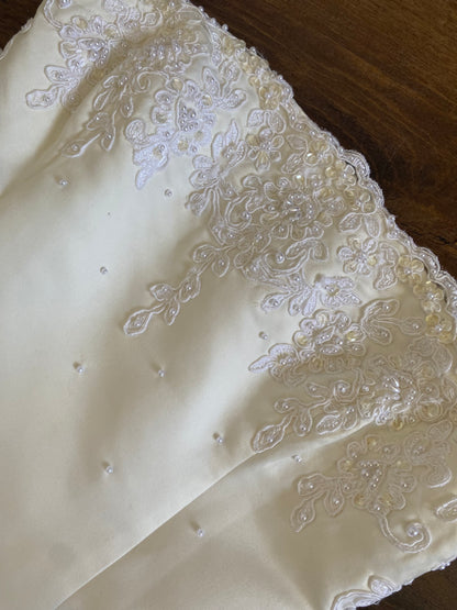 Sincerity Bridal ivory a-line wedding dress uk 6-8