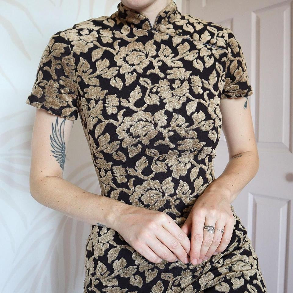 Designer Joseph Ribkoff high neck dress UK 10