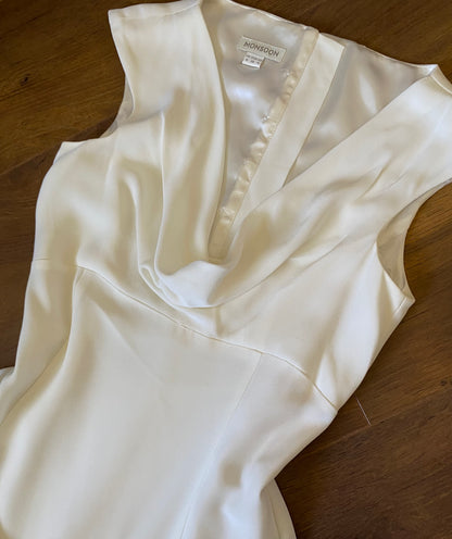 Monsoon cream ivory wedding dress uk 8