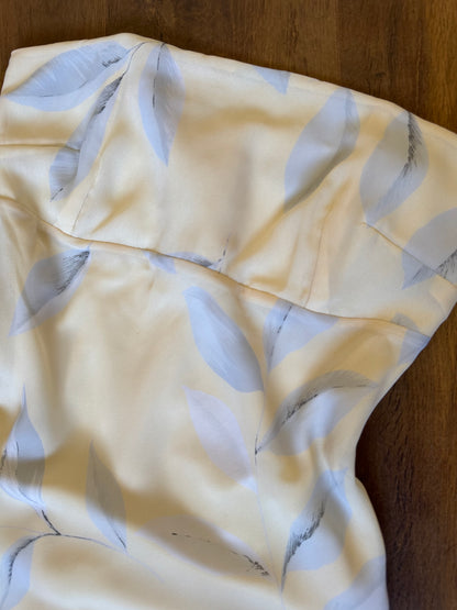 Nick Coleman pale yellow summer dress uk 12