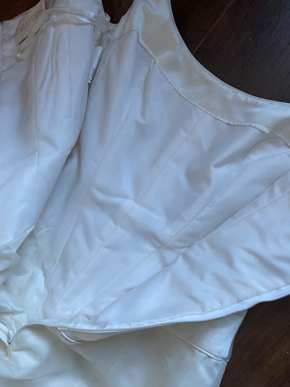 Ivory Carla Venessi wedding dress uk 10
