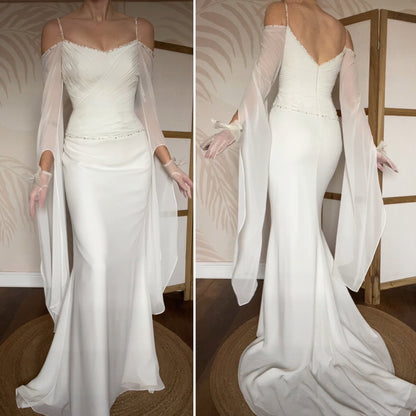 Victoria Jane white long sleeve wedding dress UK 10-12