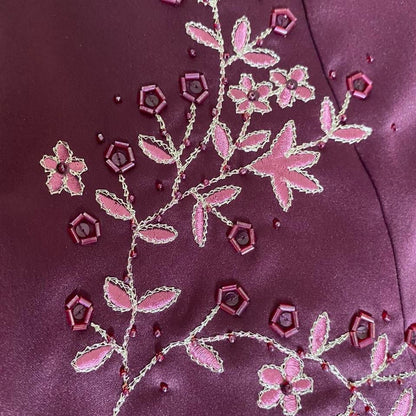 Morgan & Co 2000s purple a-line prom dress UK 10