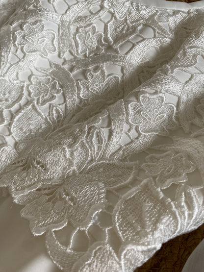 Ethereal lace long sleeve wedding dress uk 12