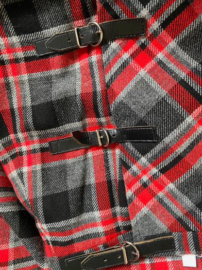 Alexon tartan wool blend maxi skirt UK 10